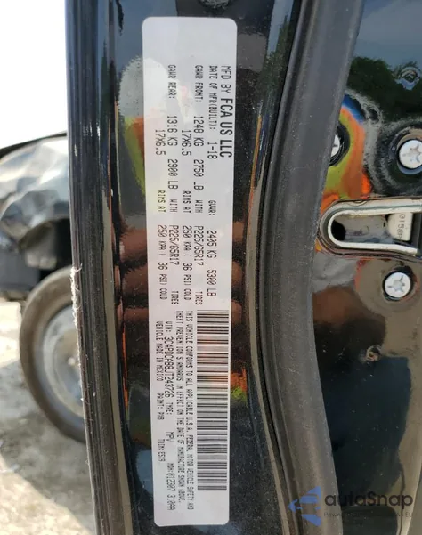 2018 Dodge Journey Se из США, поврежденный, VIN 3C4PDCAB8JT243726